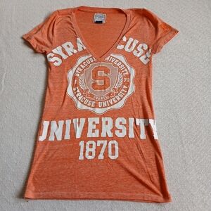 PINK ♡ syracuse university xs y2k tee shirt new york ny
